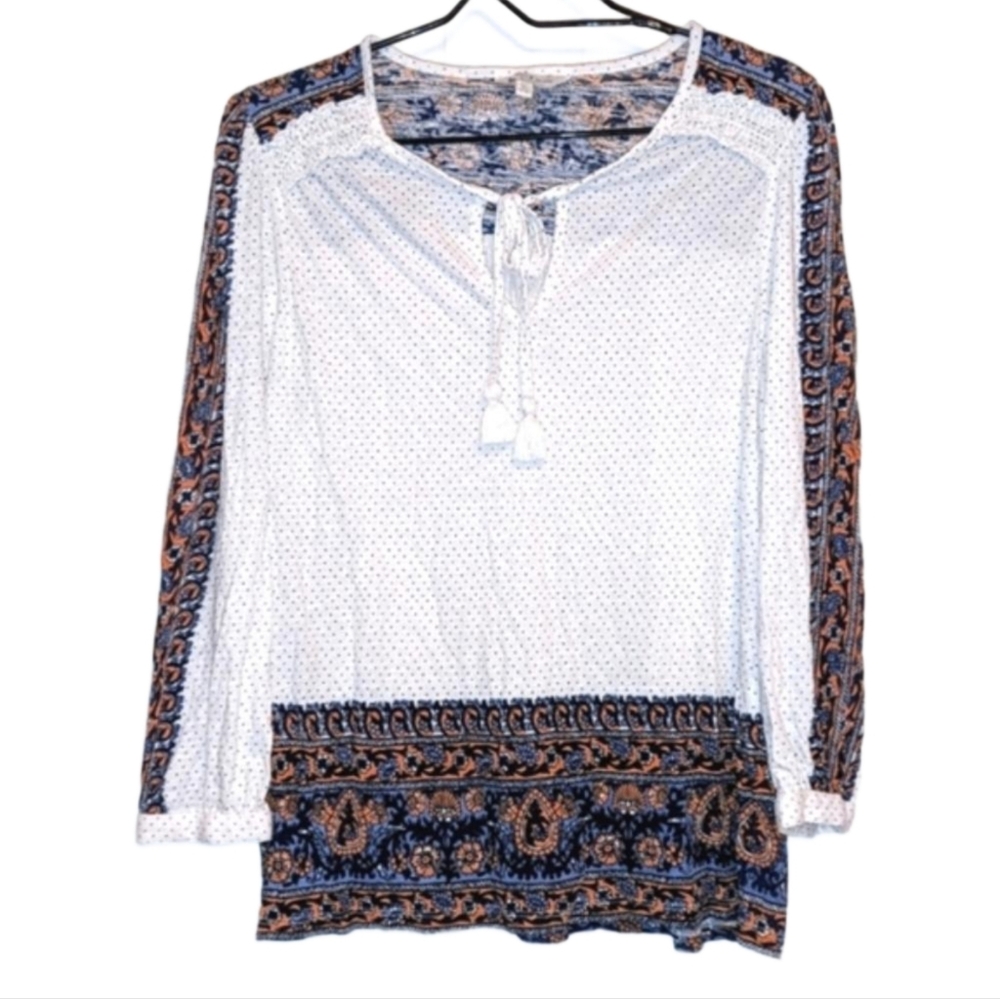 Lucky Brand peasant blouse